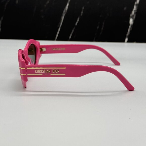 NEW DIOR DIORSIGNATURE B1U 73C PINK WOMEN SUNGLASSES DIOR - Picture 9 of 15